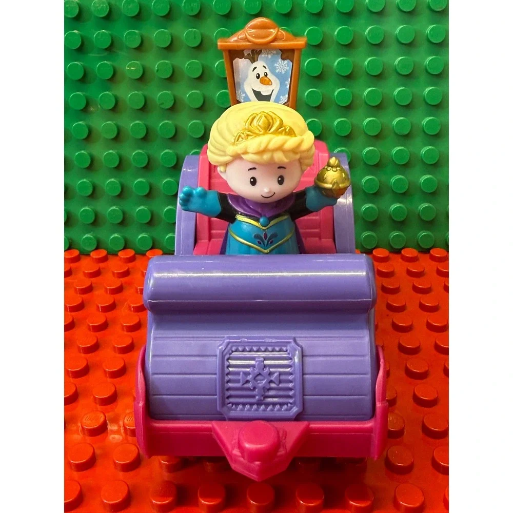 Fisher Price Little People Disney Frozen Parade Float Sleigh & Elsa Figure